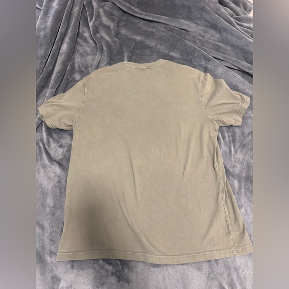 American Eagle Outfitters Olive Green Crew Neck T-shirt - Picture 5 of 8